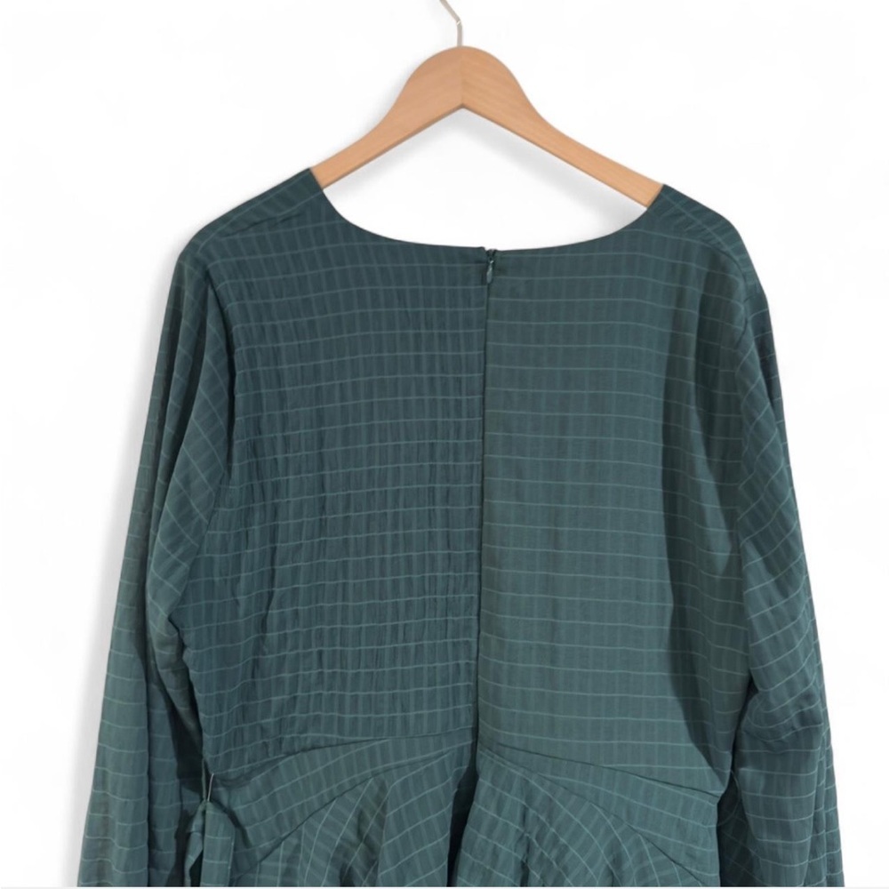 Arula Fit & Flare Ruffle Wrap Mini Dress Plus Size XL-0X Cottagecore Whimsigoth - Picture 7 of 9